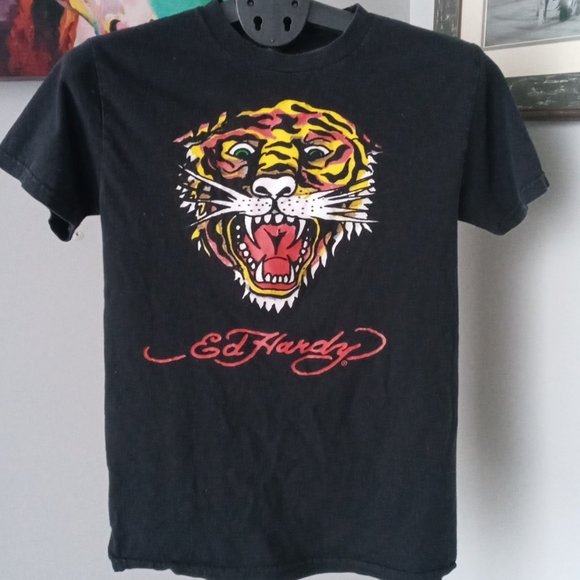 Ed Hardy Tiger black Tee - Picture 2 of 7